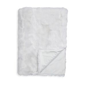 HUDSON PARK COLLECTION Lynx Faux Fur Throw. Value $280